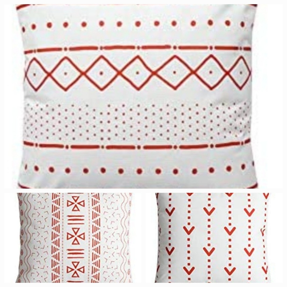 Set (3) Decorative Throw Pillow Covers